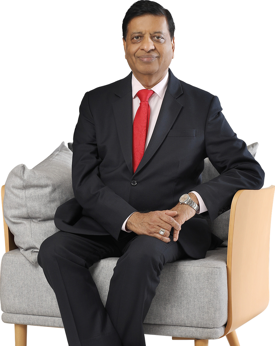 Anil Gupta, Chairman-cum-Managing Director of KEI Industries Limited, seated in a grey armchair