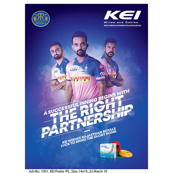 IPL 2019 : KEI Wishes Rajasthan Royals